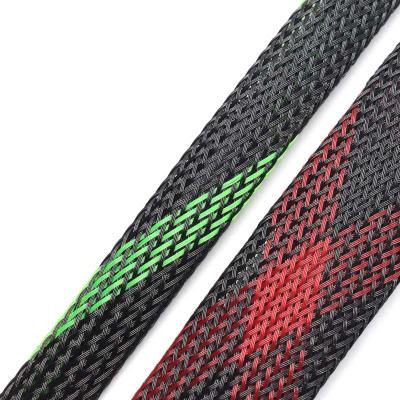 flexible heat resistant braided cable sleeve